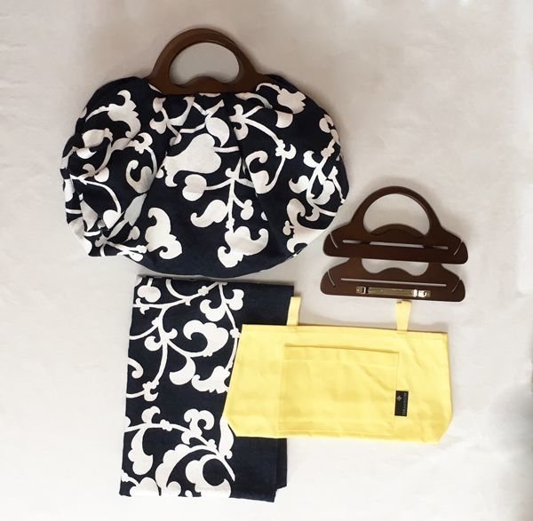 風呂敷+インバッグM+ハンドルS茶 旧タイプ