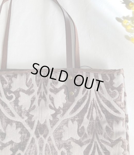 画像4: トートバッグ アールヌーボー茶 モリス (4)