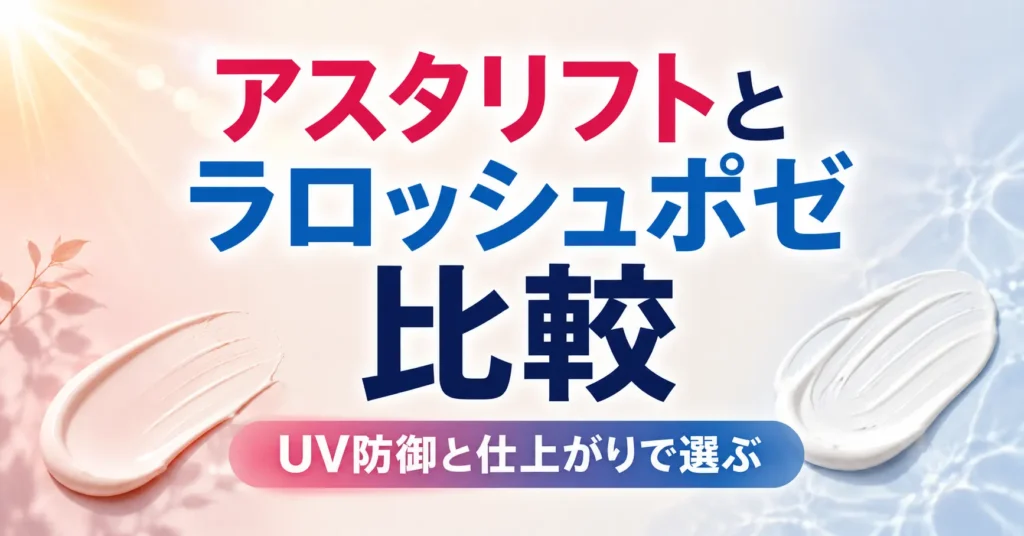 アスタリフトとラロッシュポゼの日焼け止めを7項目で比較！UV防御や仕上がりから選び方を判断