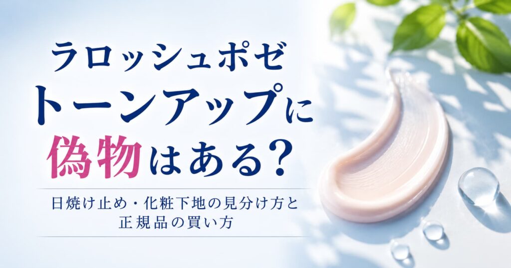 ラロッシュポゼのトーンアップに偽物はある？日焼け止め・化粧下地の見分け方と正規品の買い方